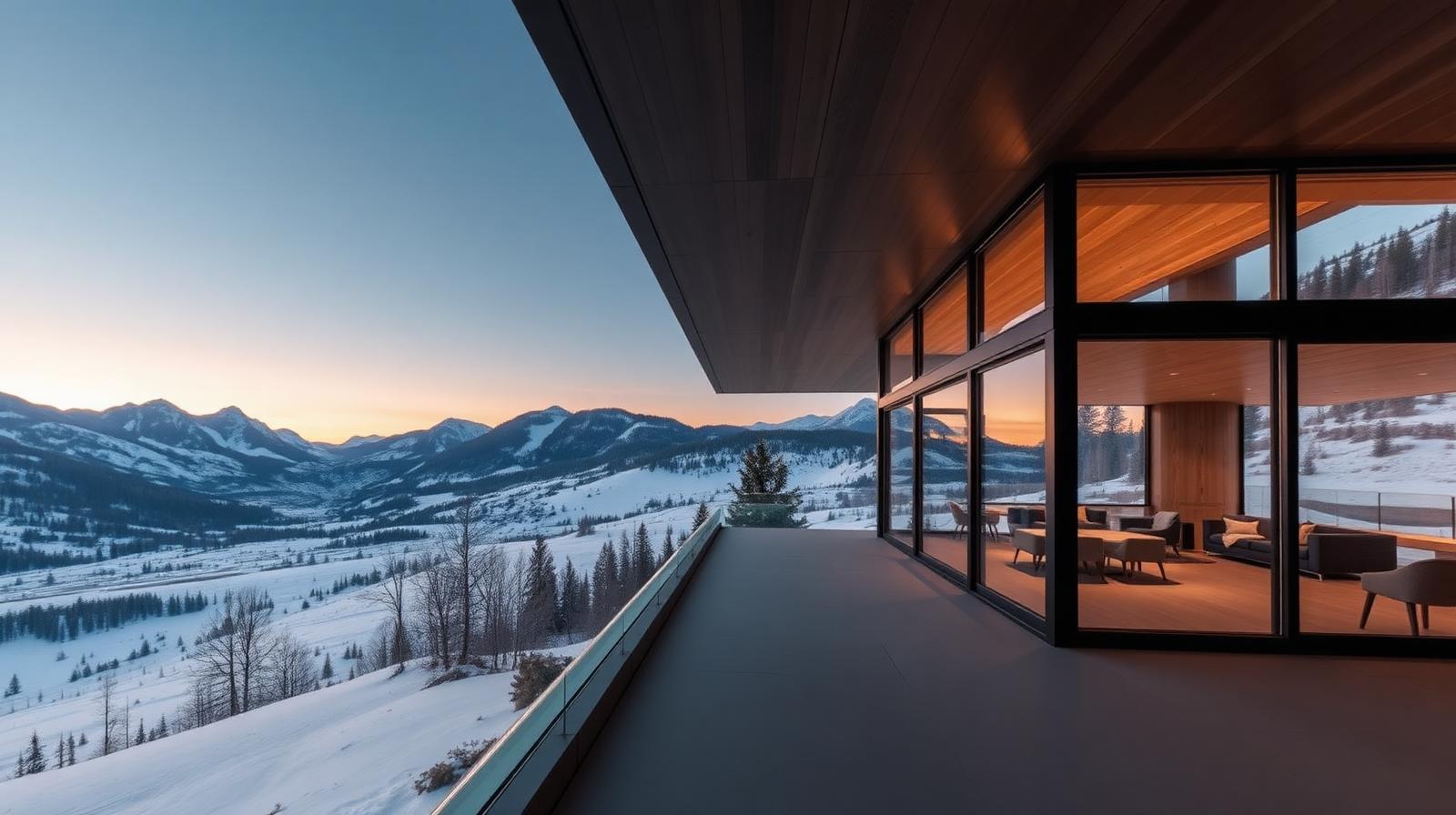 Residenz Kitzbühel — moderne Bergloge mit Glasfassade